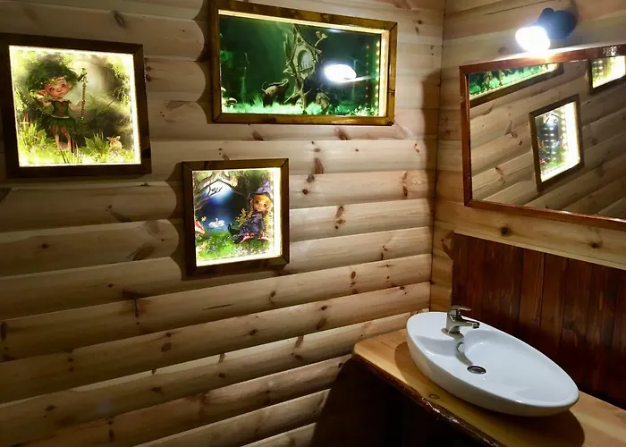 بيت للعطل Holzhaus Trollbluemchen Am Wald Und *
