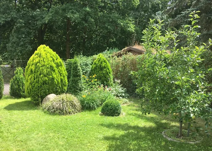 بيت للعطل Holzhaus Trollbluemchen Am Wald Und