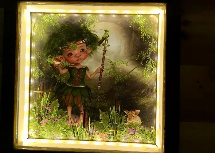 Holzhaus Trollbluemchen Am Wald Und *