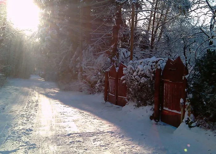 بيت للعطل Holzhaus Trollbluemchen Am Wald Und