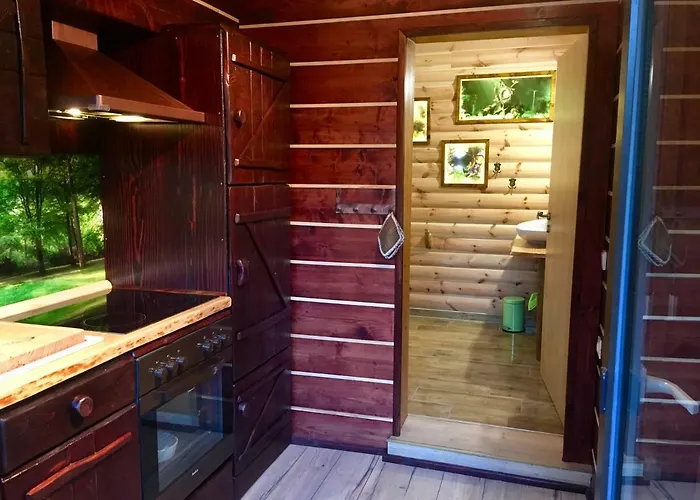 بيت للعطل Holzhaus Trollbluemchen Am Wald Und