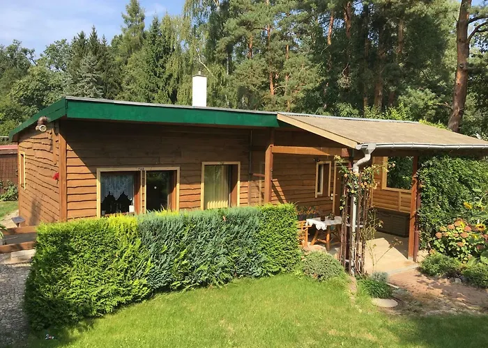 بيت للعطل Holzhaus Trollbluemchen Am Wald Und